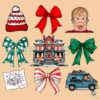 Christmas Home Alone Coquette Bow Bundle PNG