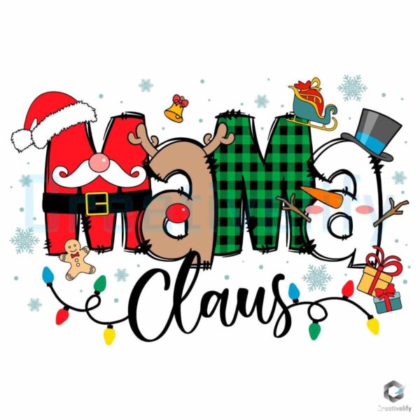 Christmas Mama Claus SVG