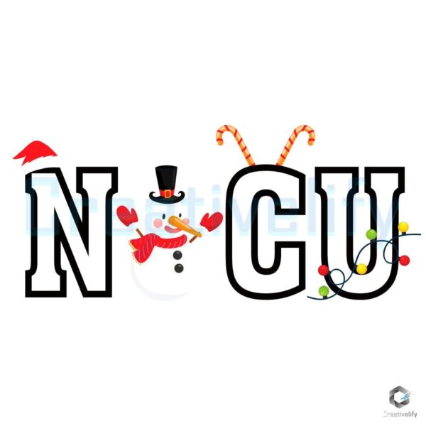 Christmas Nicu Nurse Gift SVG