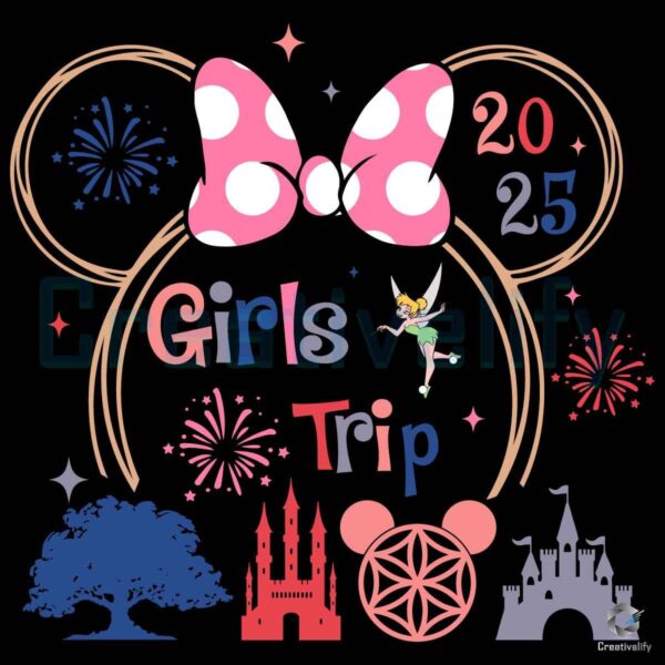 Disney Minnie Girls Trip 2025 SVG