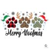 Dog Mama Merry Woofmas SVG