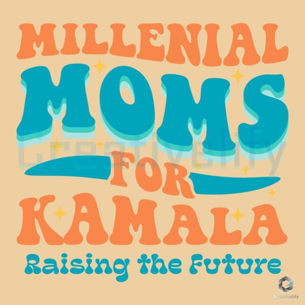 Empowering Millennial Moms Kamala SVG for Future Growth