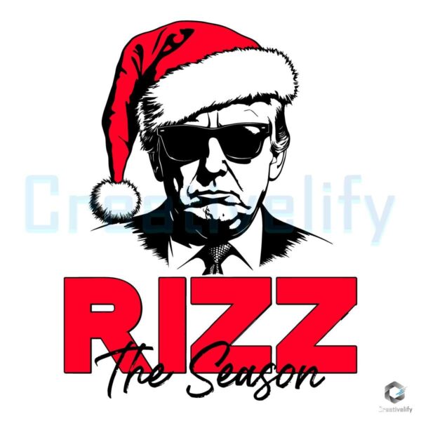 Festive Santa Hat Svg Silhouette For Donald Trump Season