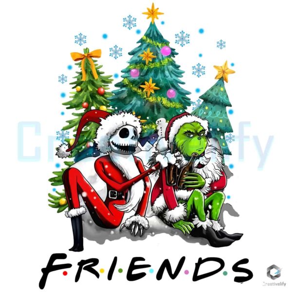 Friends Jack Skellington Grinch Png Download