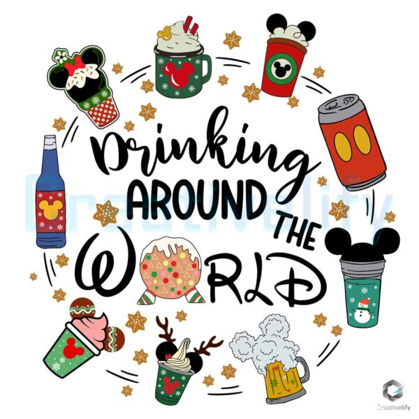 Christmas Disney Drinking Around The World Png