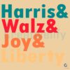 Harris Walz Joy Liberty SVG