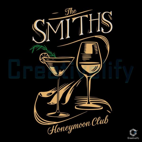 Honeymoon Club Couple The Smiths SVG