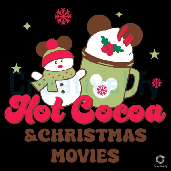 Hot Cocoa & Christmas Movies Disney Png