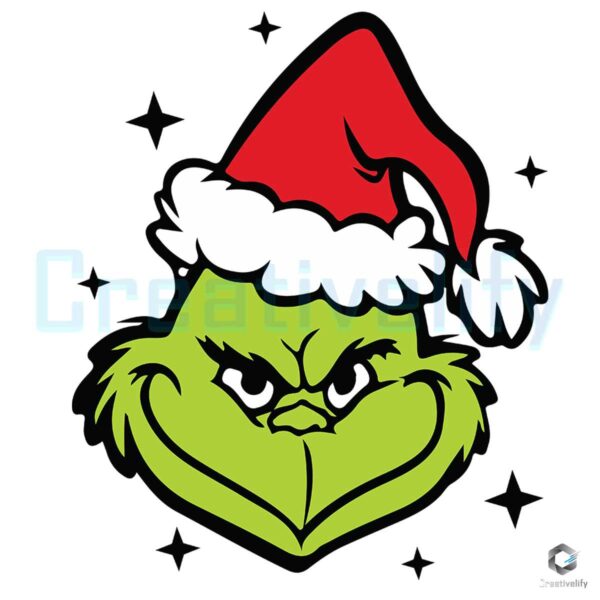 The Grinch Face Funny Grinch PNG