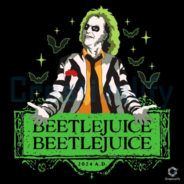 Beetlejuice 2024 Halloween Movie Character SVG