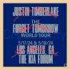 Justin Timberlake Los Angeles Tour Event The Forget Tomorrow World Tour 2024 SVG