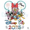 Disney Family Trip 2025 Mom SVG