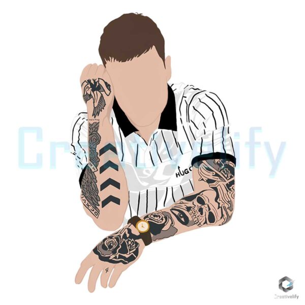 Liam Payne Artwork Tattoo PNG File