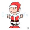 Christmas Peanuts Charlie Brown Santa Hat SVG