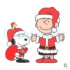 Christmas Peanuts Charlie Brown Snoopy And Woodstock Santa Hat SVG