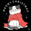 Meowy Christmas Cute Cat SVG