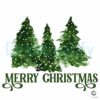 Merry Christmas Pine Tree PNG