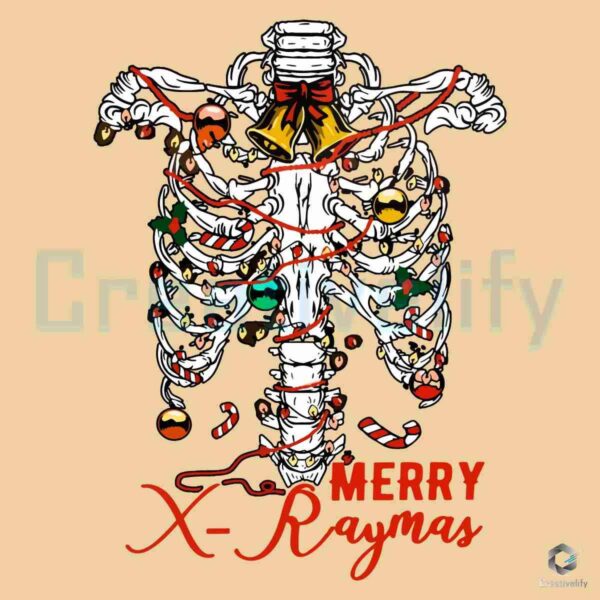 Merry Xraymas Christmas Nurse Decoration PNG