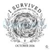 I Survived Hurricane Milton October 2024 Quote SVG