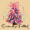 O Come All Ye Faithful Coquette Christmas Tree PNG