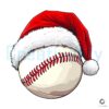 Christmas Baseball Santa Hat PNG Sublimation