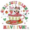 Minnie Daisy Christmas Girls Just Hanna Have Fun Png