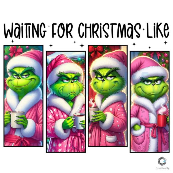 Waiting For Christmas Like PNG Design