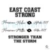 East Coast Strong Stronger Than The Storm Hurricane Helene Milton SVG