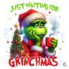 Grinch Just Waiting For Grinchmas Drinking Coffee Png