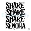 Retro Beetlejuice Shake Senora SVG