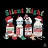 Silent Night ICU Christmas Nurse Medicine PNG