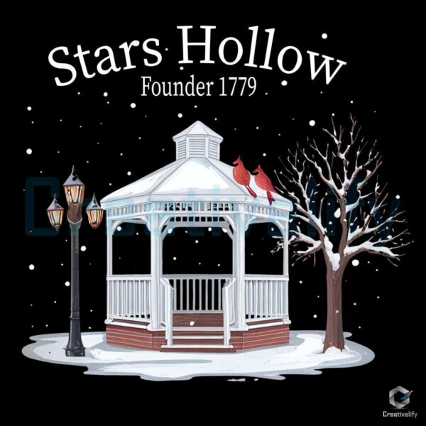 Stars Hollow Founder 1779 Christmas Festival SVG