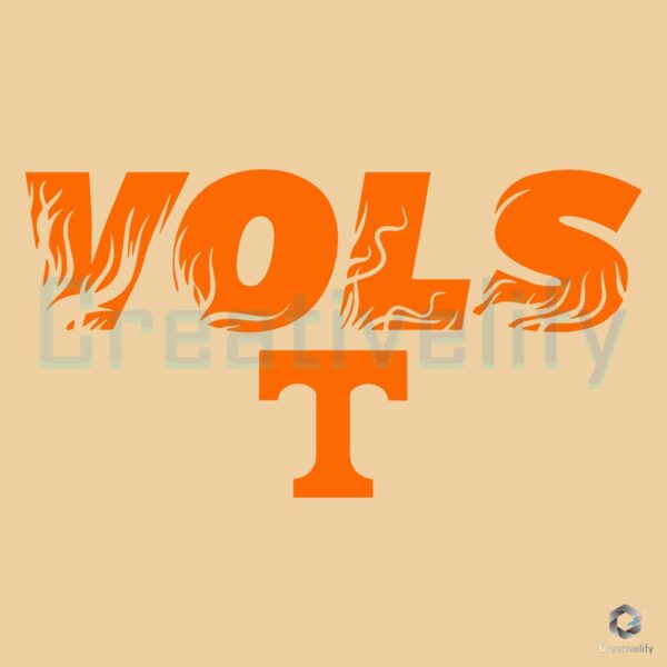 Tennessee Volunteers Football Dark Mode Vols SVG