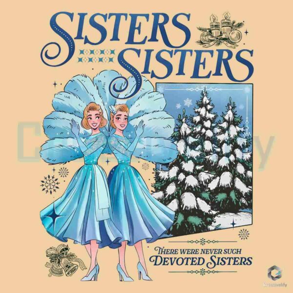 The Haynes Sisters White Christmas Movie PNG