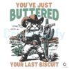 Cowboy Cat You Have Just Your Last Biscuit SVG