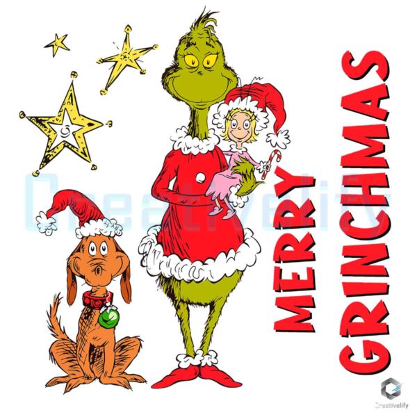 Grinch Max Dog Merry Grinchmas Png File