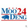 Moo Deng 24 Cute Baby Hippo Funny 2024 Election SVG