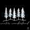 Winter Wonderland Pine Tree SVG