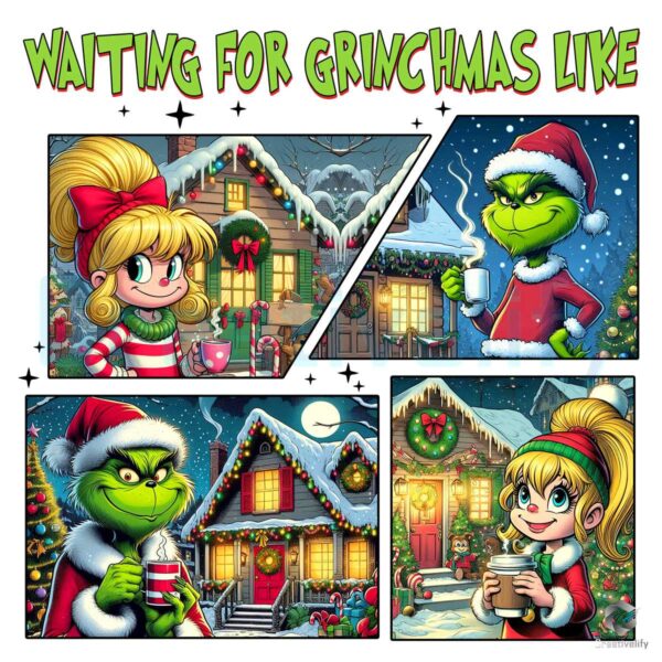 Waiting For Grinchmas Like PNG