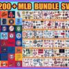 1200+ Files MLB Team Bundle Svg