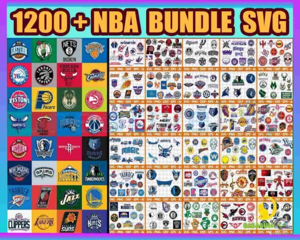 1200+ Files NBA Team Bundle Svg, Sport Svg, NBA Team svg, NBA Team Logo