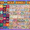 1200+ Files NCAA Team Bundle Svg