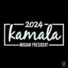 2024 Election Kamala Madam President SVG