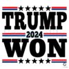 2024 Trump Won 47Th President Donald Trump SVG