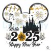 2025 New Year Mickey Disney SVG