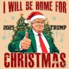 2025 Trump Santa Hat Home Christmas PNG