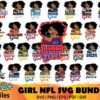 32 NFL Girls Bundle Football Svg