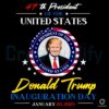 47Th President Donald Trump Inauguration Day 2025 PNG