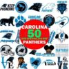 50 Designs Carolina Panthers Bundle SVG