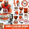 50+ Designs Cleveland Browns Football Bundle Svg